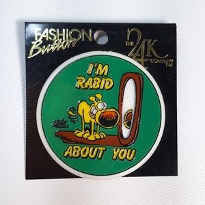 NWT The 24K Company Inc. Humorous LOL Dog Pinback